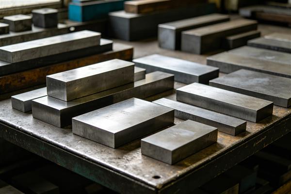 What materials are commonly used for automotive stamping die construction?